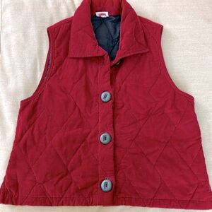 - Habitat maroon curdory vest! Size M/L